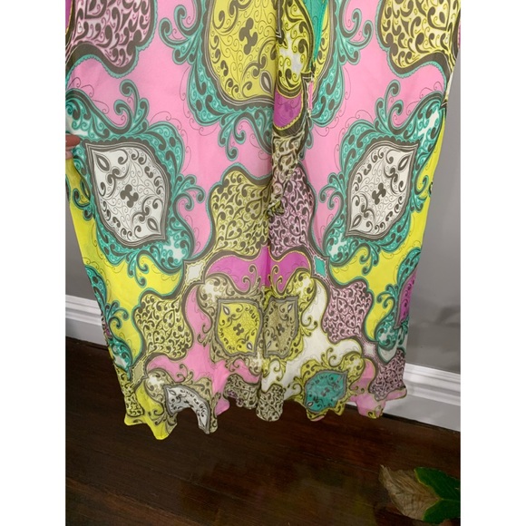 Anthropologie Yoana Baraschi Print Maxi Ruffle Dress - Picture 7 of 9